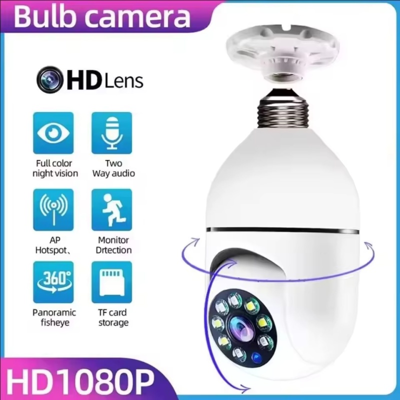 Baby Nursery Camera - 4G WiFi IP-камера E27 в виде
