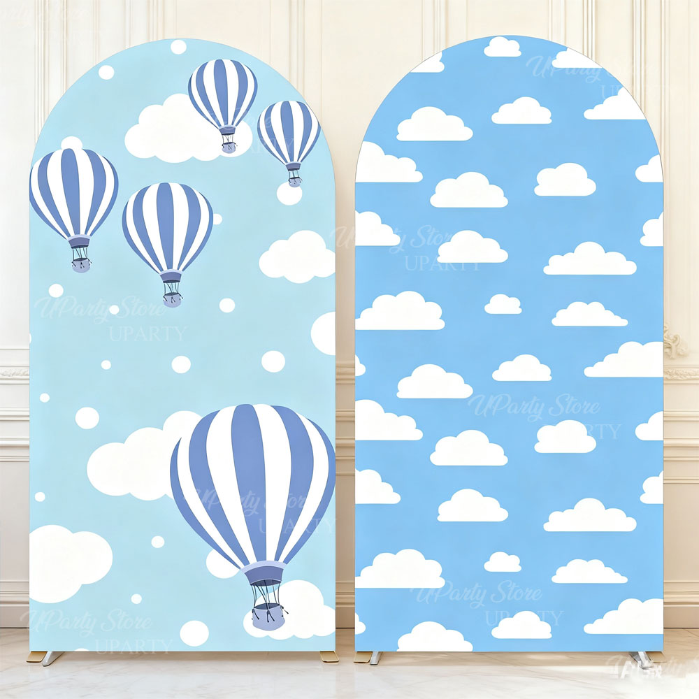 Baby Nursery Hot Air Balloon - Фон воздушных шаров, чехол для арки,