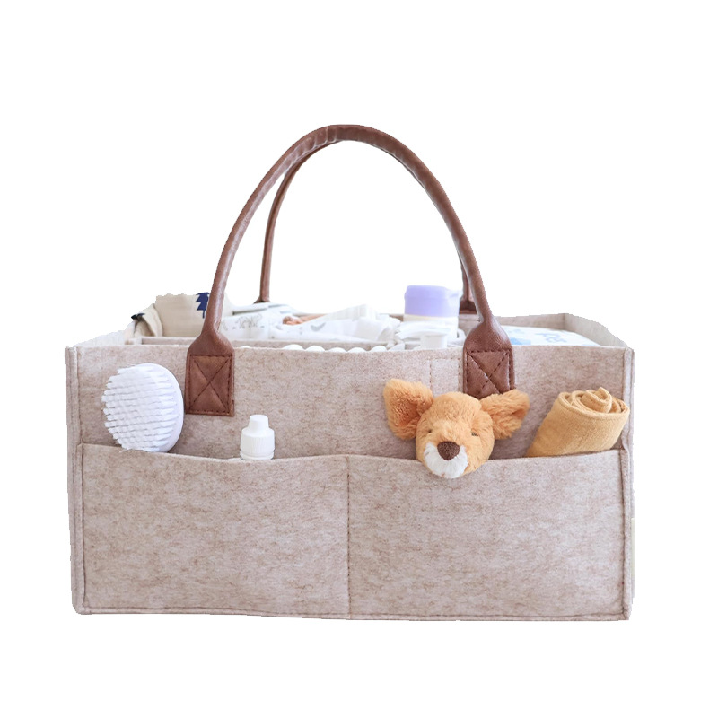 Baby Nursery Basket - Детская войлочная корзина-органайзер для хранения, сумка