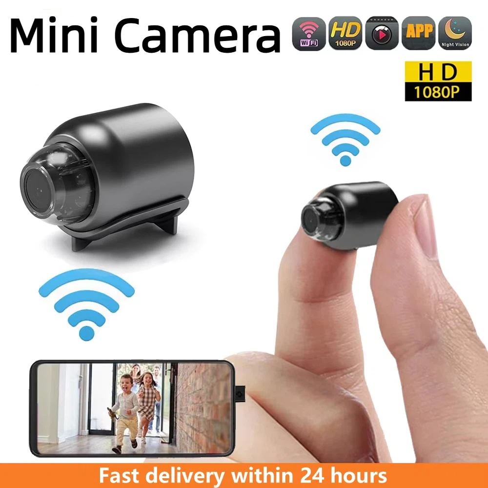 Baby Nursery Camera - Мини-камера 1080P HD X5 с Wi-Fi,