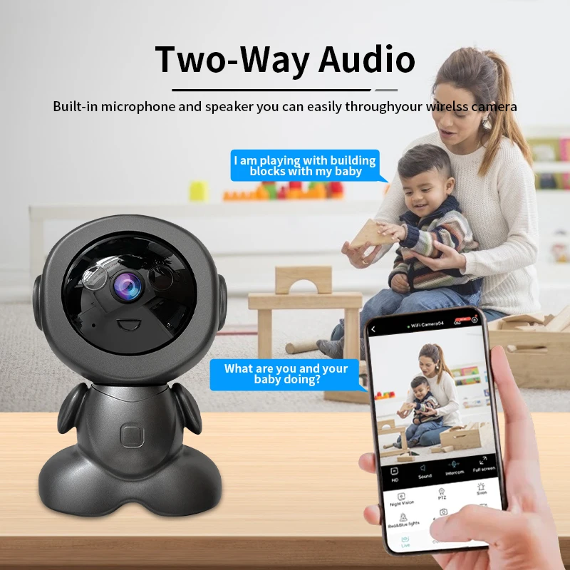 8 МП Wi-Fi PTZ IP-камера для в – обзор и цена Baby Nursery Camera