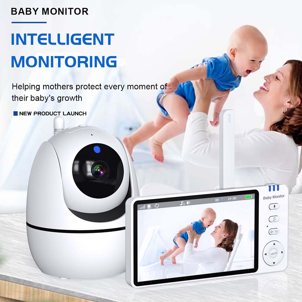 5-дюймовая видеоняня, внутренн – обзор и цена Baby Nursery Camera