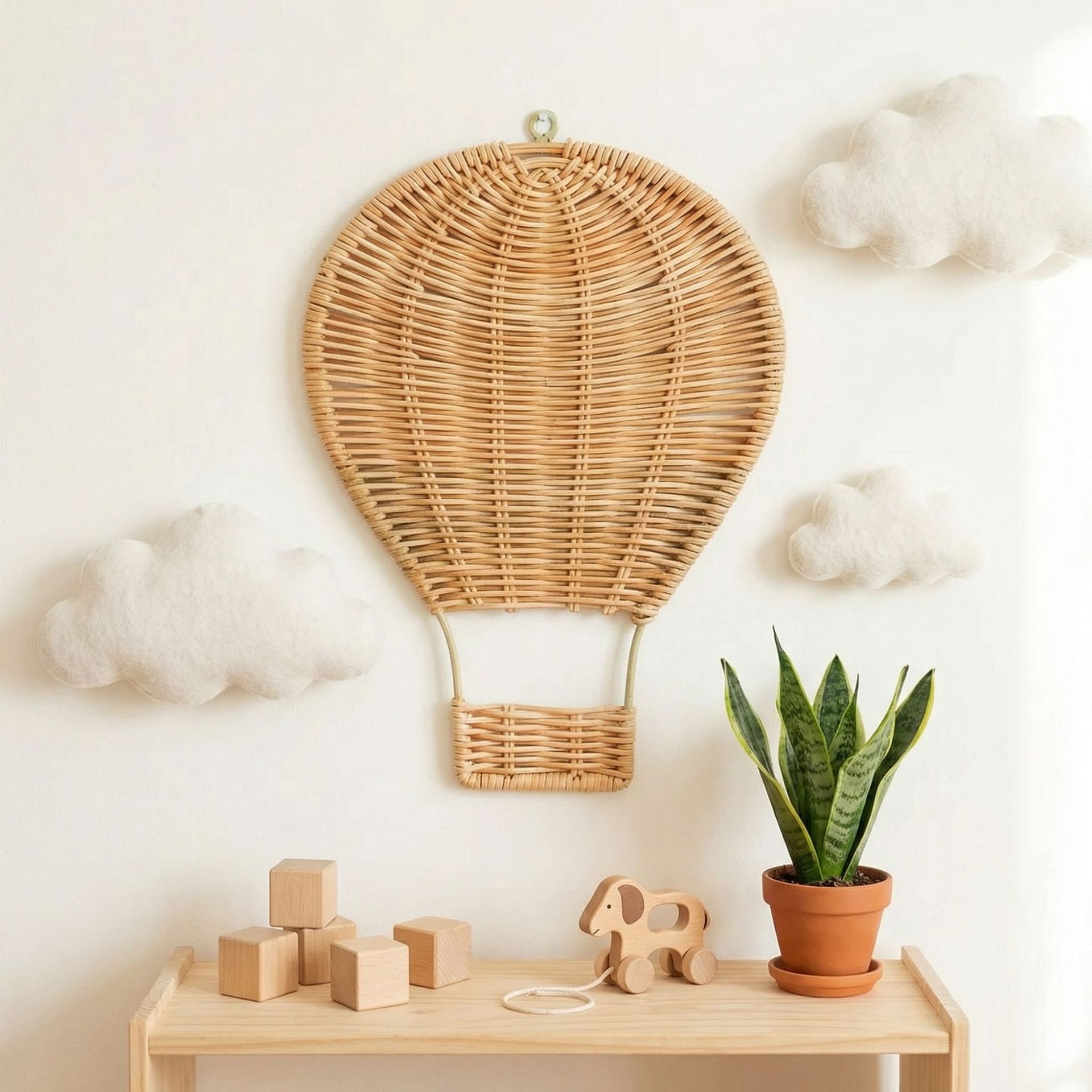 Декоративное настенное украшен – обзор и цена Baby Nursery Hot Air Balloon