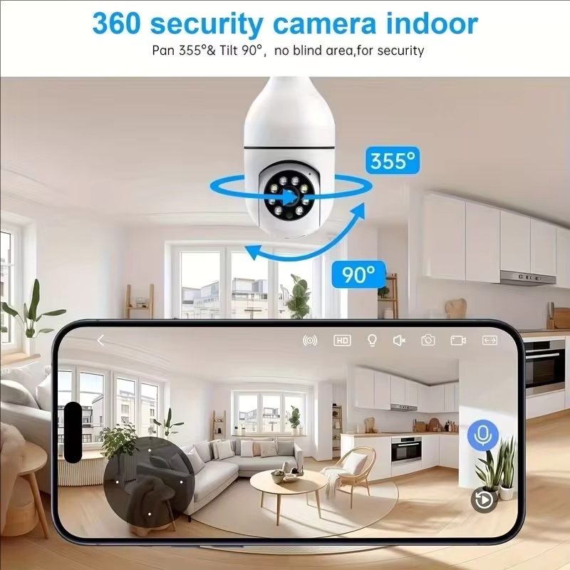 4G WiFi IP-камера E27 в виде л – обзор и цена Baby Nursery Camera