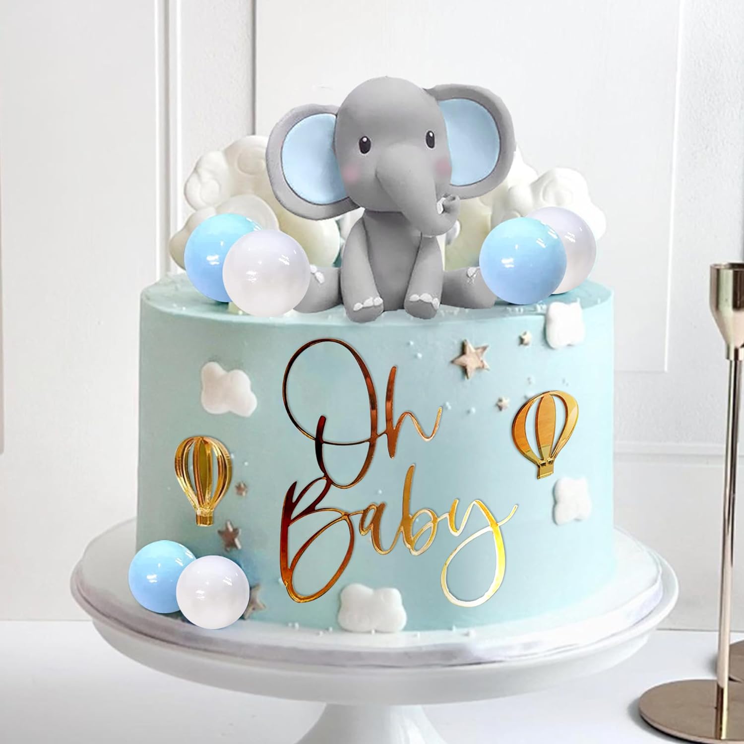 Украшение торта в виде слона,  – обзор и цена Baby Nursery Hot Air Balloon