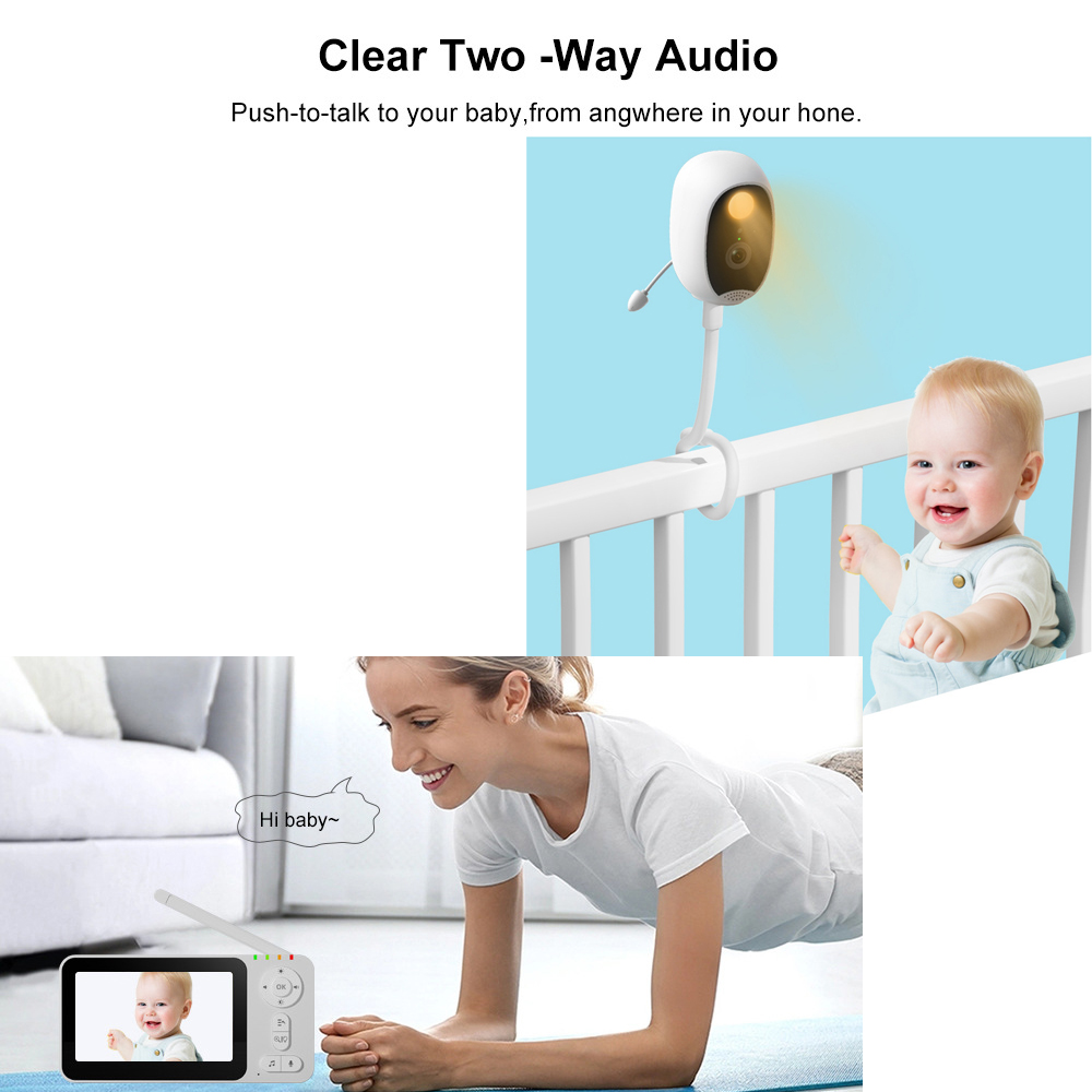 4,3-дюймовая интеллектуальная  – обзор и цена Baby Nursery Camera
