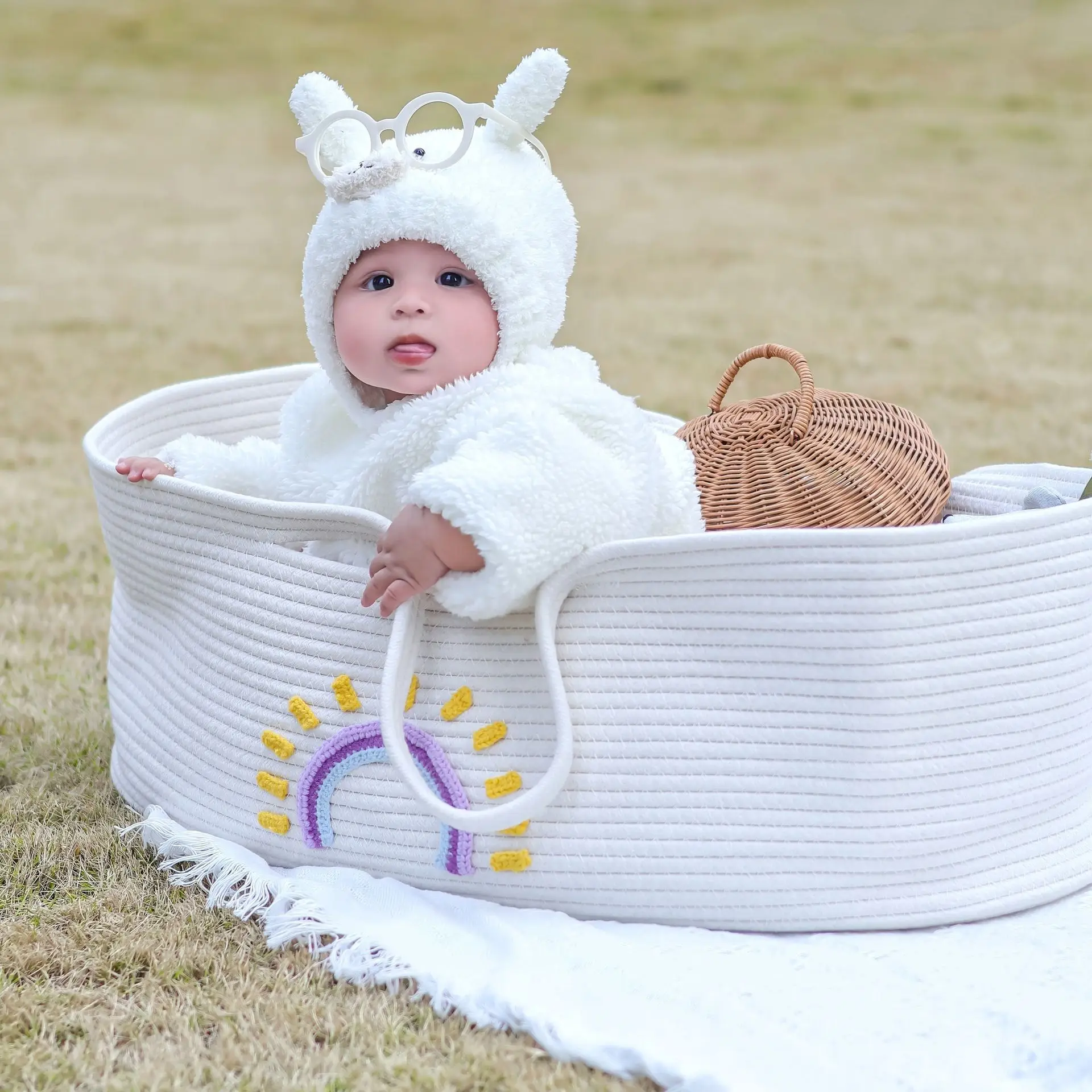 Портативная детская корзина дл – обзор и цена Baby Nursery Basket