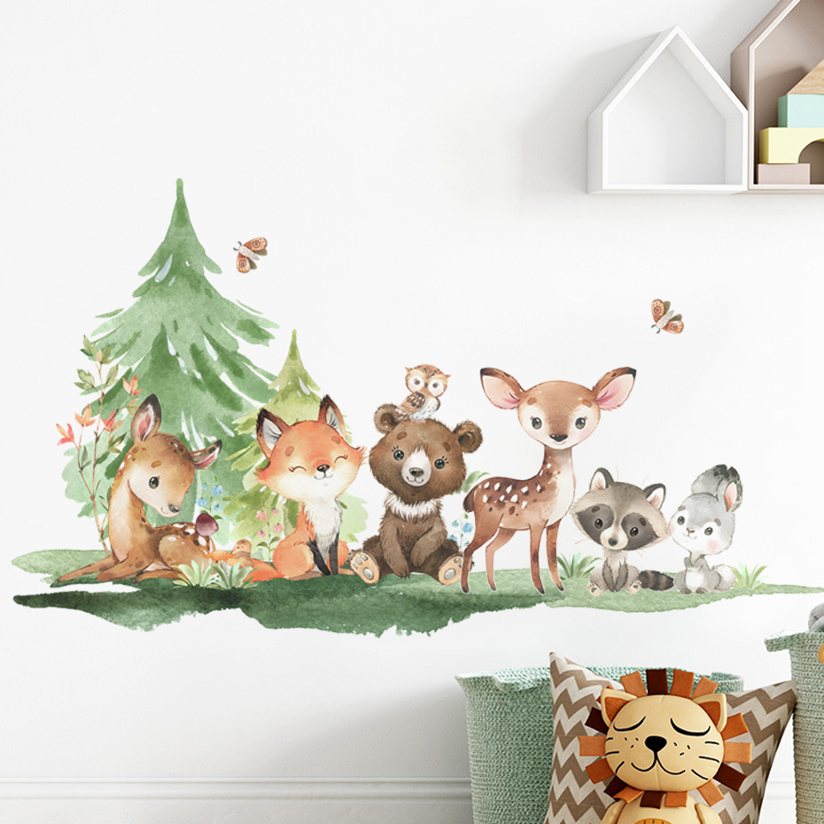 Лесные животные тема медведь о – обзор и цена Baby Nursery Animal Theme