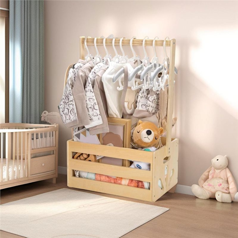 Деревянная корзина для подарко – обзор и цена Baby Nursery Basket