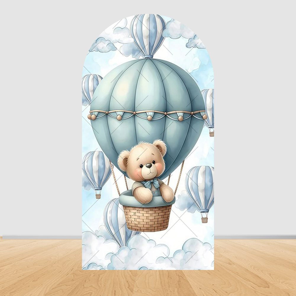 Декоративный арочный фон для п – обзор и цена Baby Nursery Hot Air Balloon