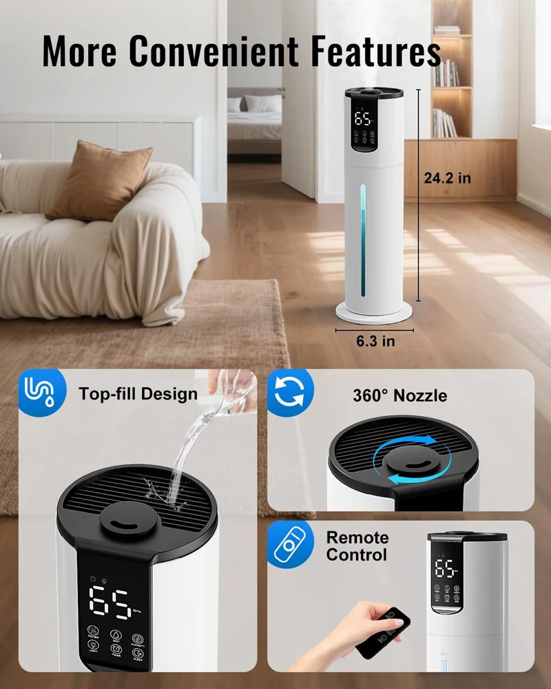 Ультра-тихий ультразвуковой ув – обзор и цена Humidifier Nursery Quiet