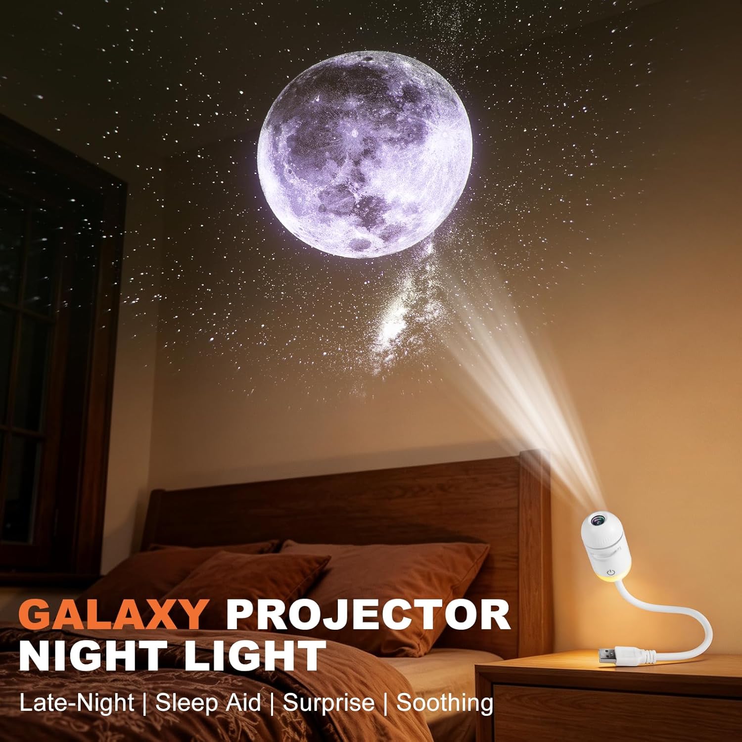 Мини-проектор звездного неба 2 – обзор и цена Night Light Projector Stars