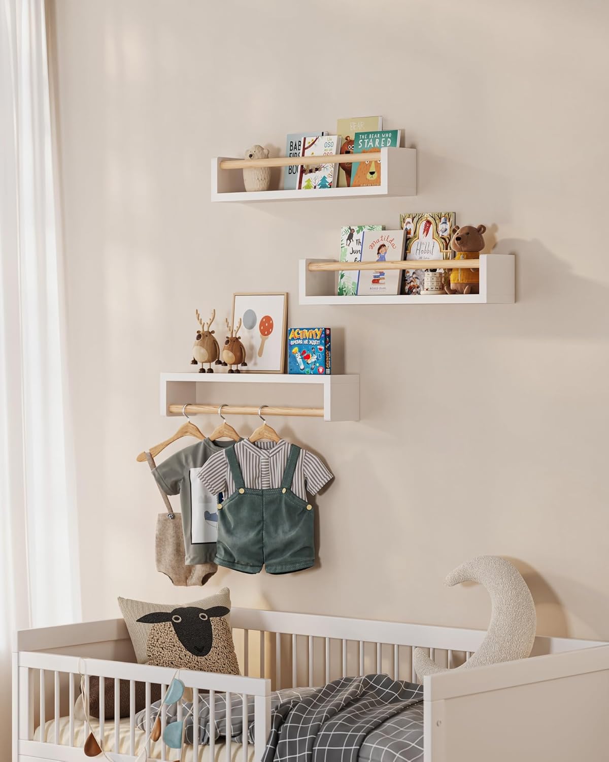 Набор из 3-х плавающих книжных – обзор и цена Baby Nursery Books