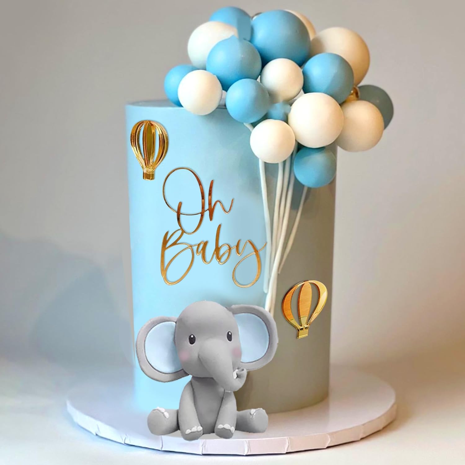 Украшение торта в виде слона с – обзор и цена Baby Nursery Hot Air Balloon