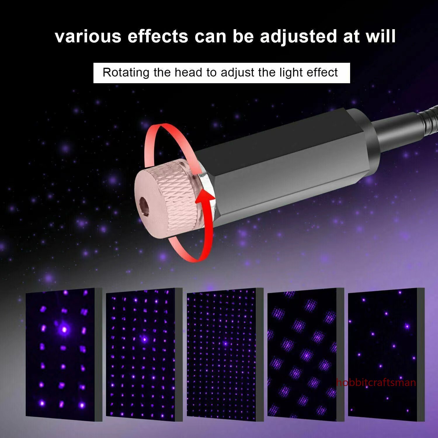 Мини-светодиодный ночник на кр – обзор и цена Night Light Projector Stars